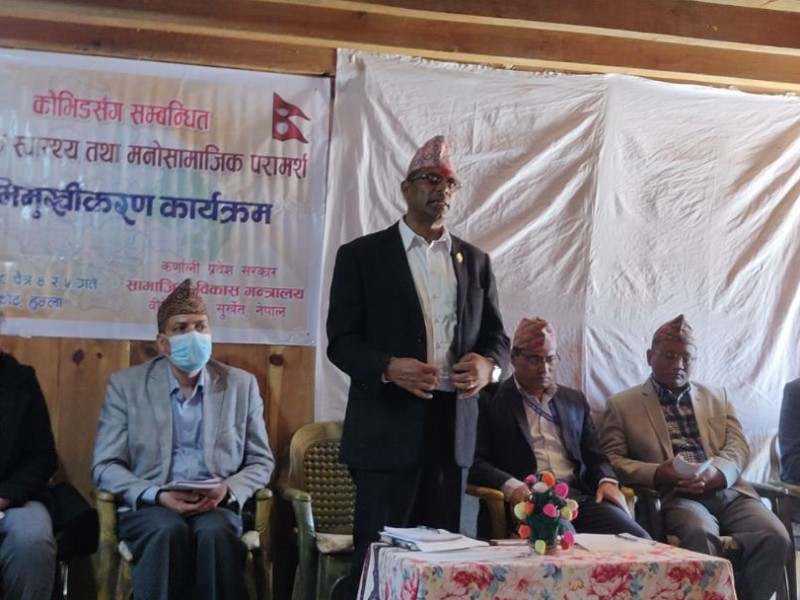 कर्णालीमा मानसिक स्वास्थ्यको अवस्था डरलाग्दो 